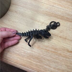 Coach Black Dinosaur Key Holder